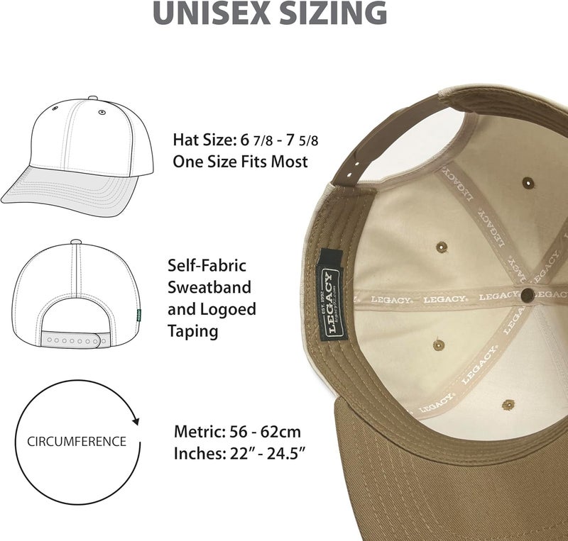 Legacy NCAA Officially Licensed Baseball Hat, Lightweight Cap for Men & Women, HTA, One Size Fits Most, Adjustable Closure - Image 5